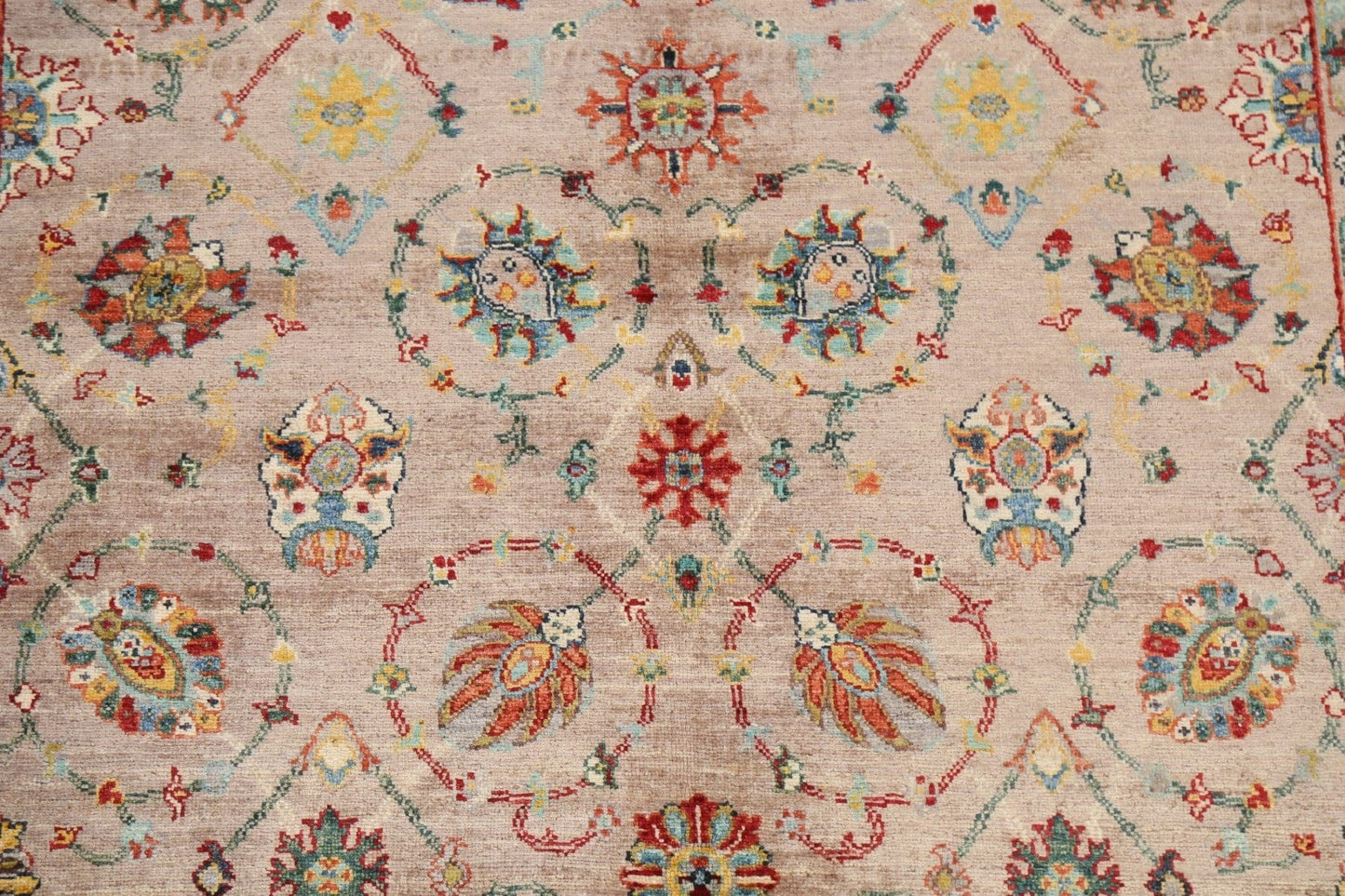 Vegetable Dye Floral Ziegler Oriental Area Rug 6x8