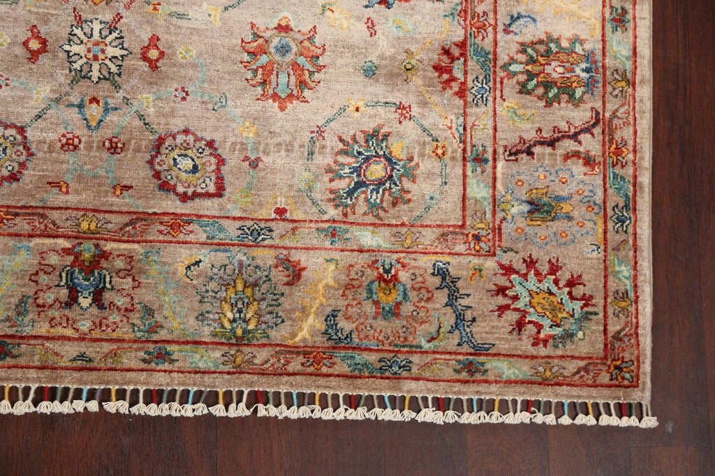 Vegetable Dye Floral Ziegler Oriental Area Rug 6x8