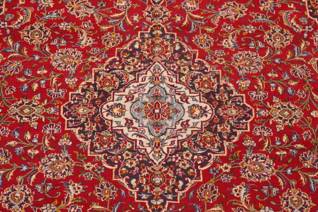 Traditional Floral 8x12 Kashan Persian Area Rug