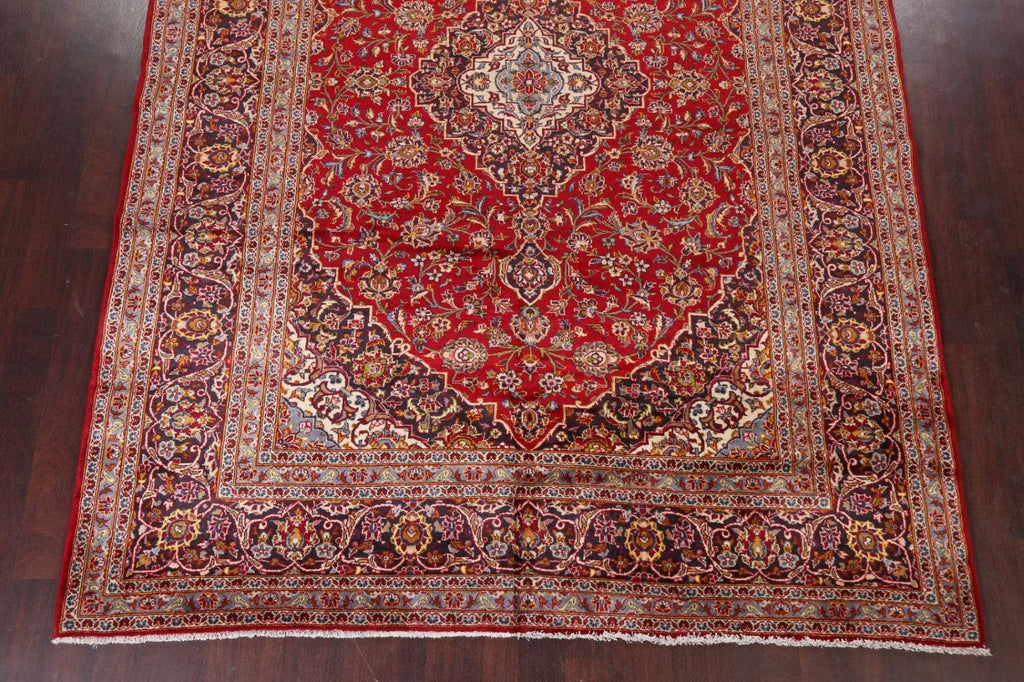 Traditional Floral 8x12 Kashan Persian Area Rug