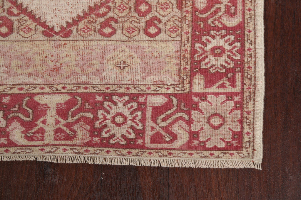 Geometric Anatolian Oriental Runner Rug 3x10