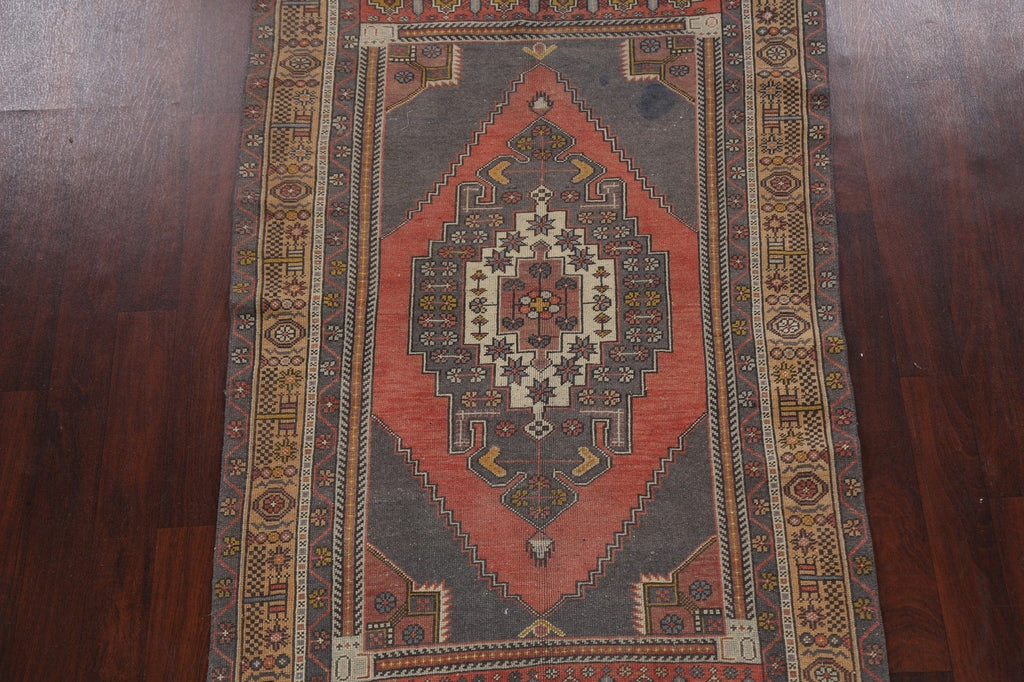 Tribal Geometric Anatolian Oriental Area Rug 4x7