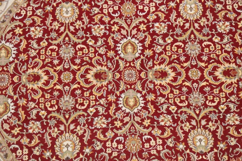 Vegetable Dye Round Royal-Tabriz Oriental Area Rug 6x6