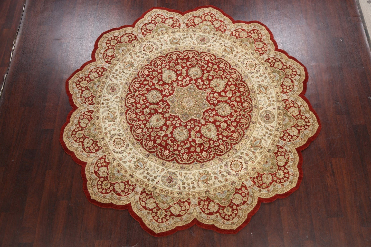 Vegetable Dye Floral Ziegler Oriental Area Rug 8x8