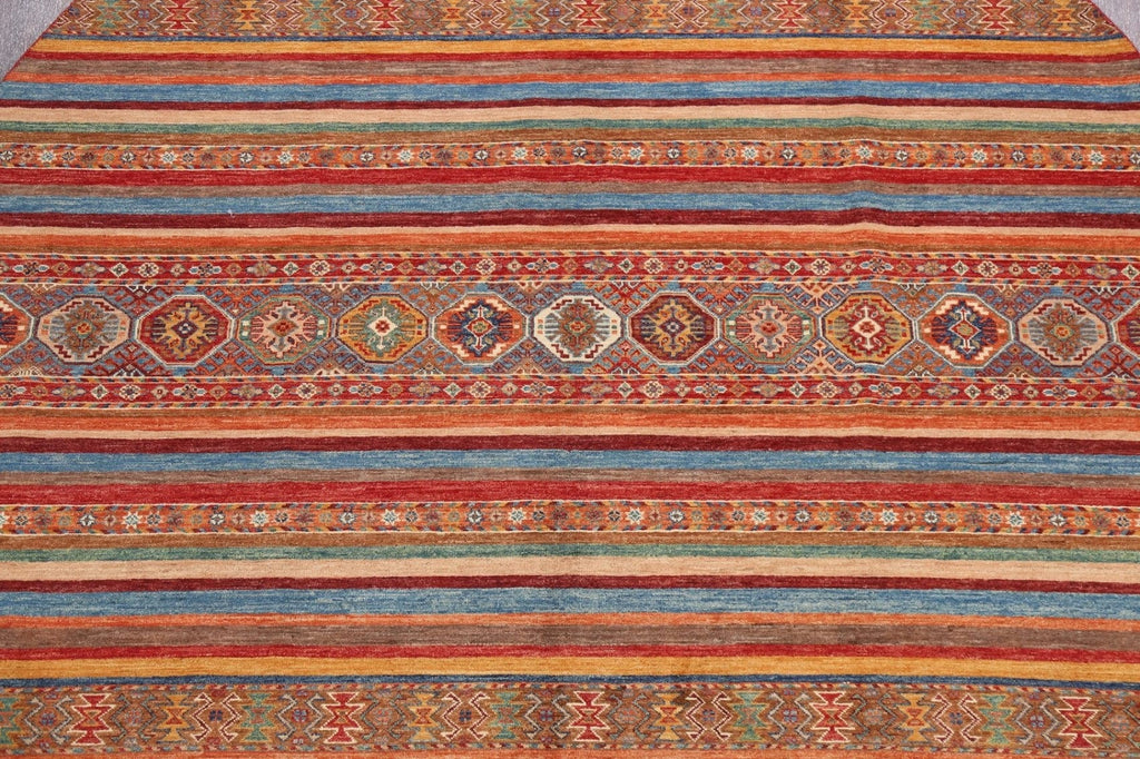 100% Vegetable Dye Round Moharramat Oriental Area Rug 8x8