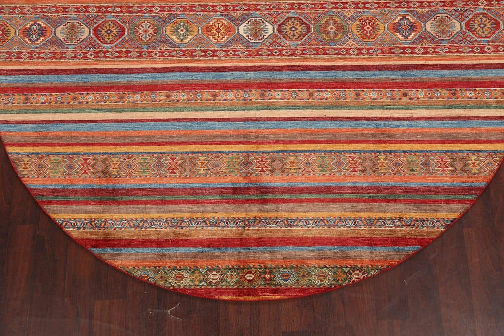 Vegetable Dye Moharramat Oriental Area Rug 8x8 Round