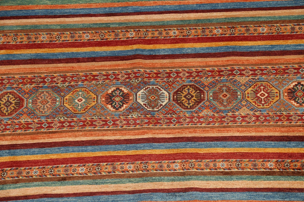 100% Vegetable Dye Round Moharramat Oriental Area Rug 8x8