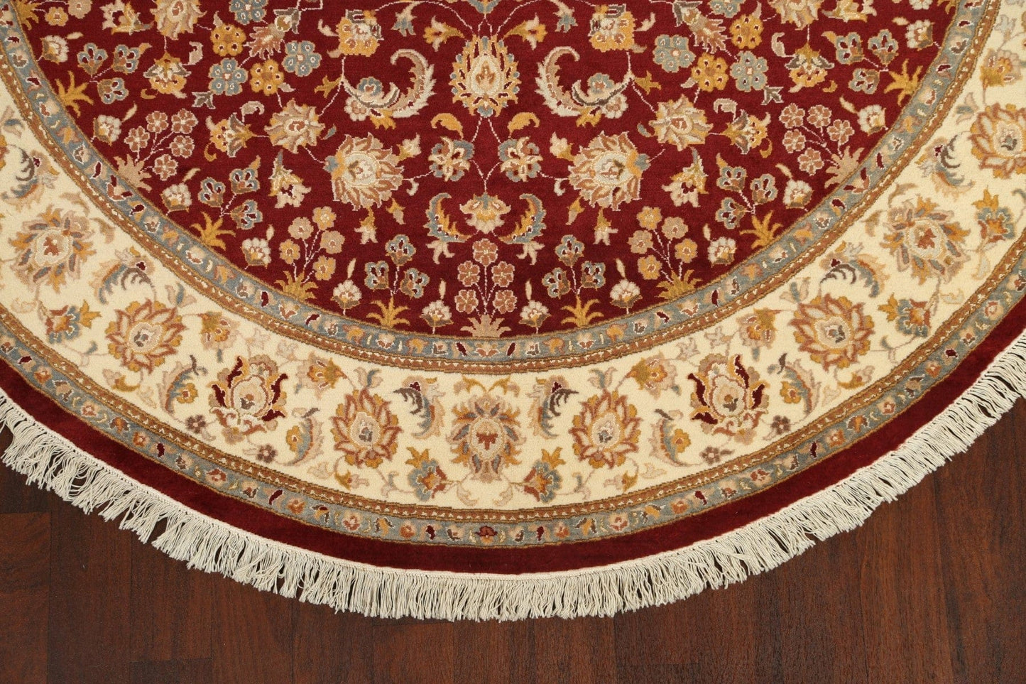 Floral Royal-Tabriz Oriental Area Rug 8x8 Round