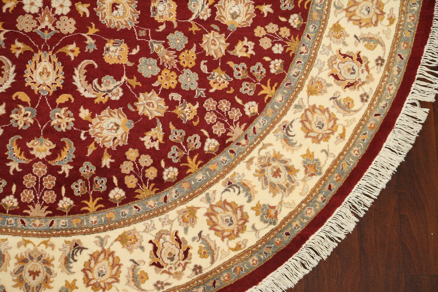 Floral Royal-Tabriz Oriental Area Rug 8x8 Round