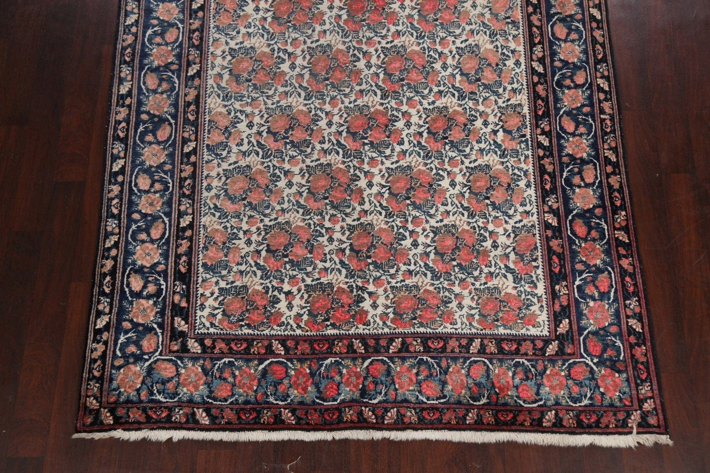 Antique 100% Vegetable Dye Bidjar Persian Area Rug 6x9