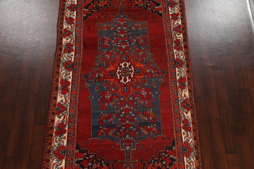 100% Vegetable Dye Geometric Bidjar Persian Area Rug 5x11