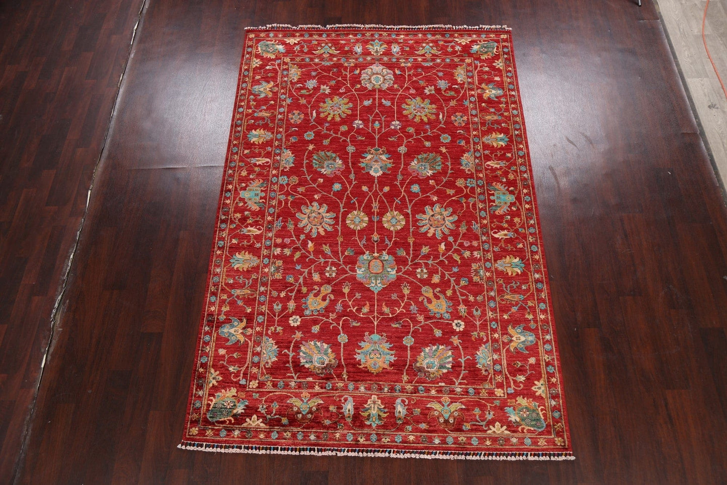 Vegetable Dye Floral Ziegler Oriental Area Rug 6x9