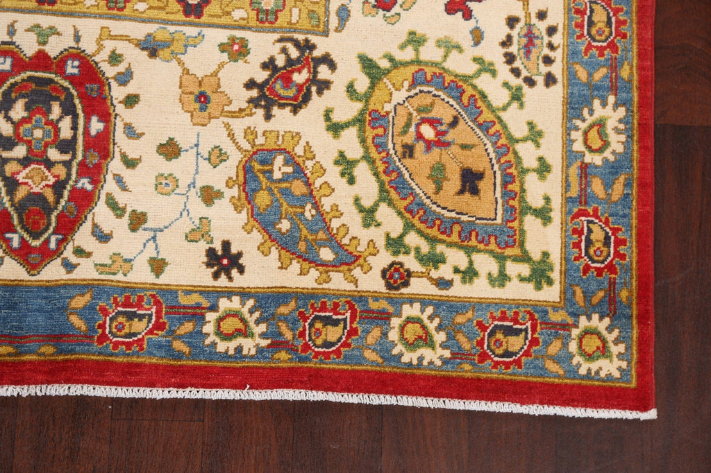 Floral Kazak Oriental Area Rug 6x9