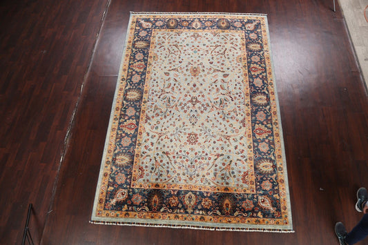 All-Over Floral Ziegler Oriental Area Rug 7x10