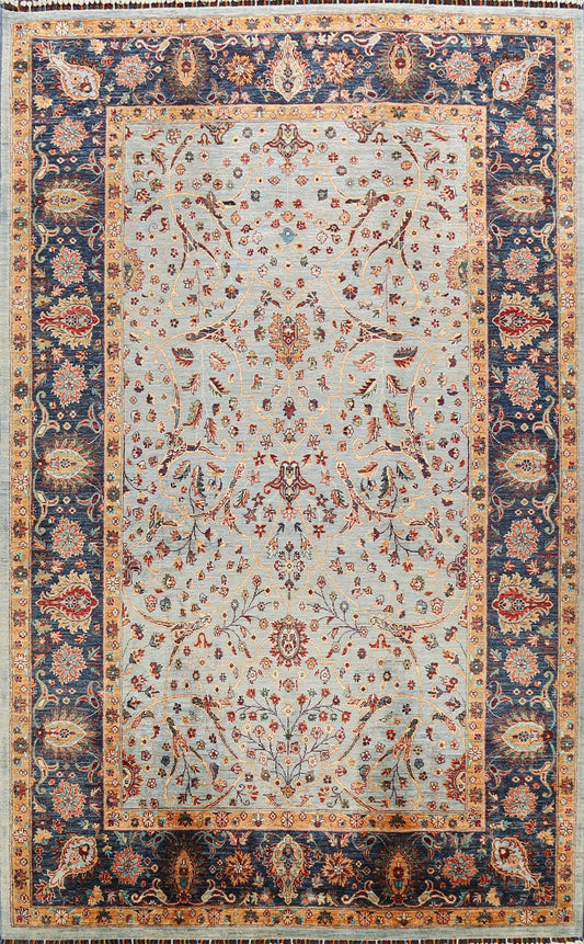 All-Over Floral Ziegler Oriental Area Rug 7x10