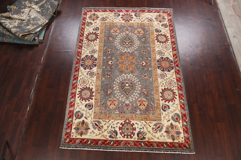 Floral Kazak Oriental Area Rug 7x10