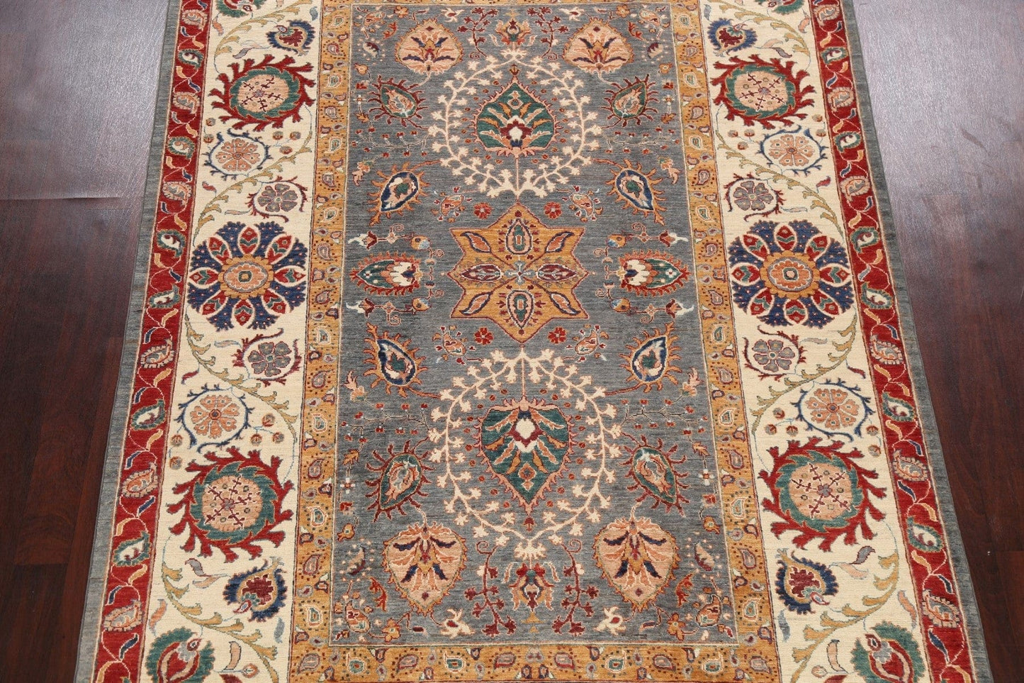 Floral Kazak Oriental Area Rug 7x10