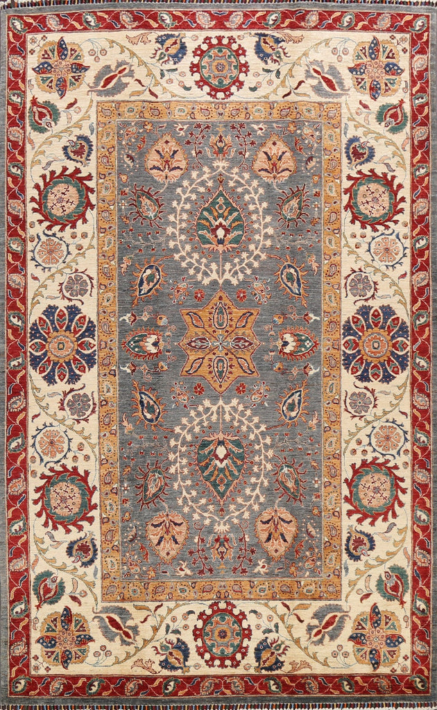 Floral Kazak Oriental Area Rug 7x10