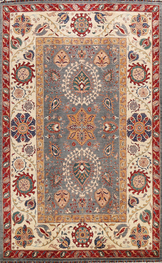 Floral Kazak Oriental Area Rug 7x10