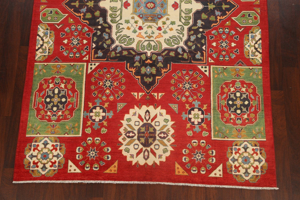 Geometric Kazak Oriental Area Rug 6x10