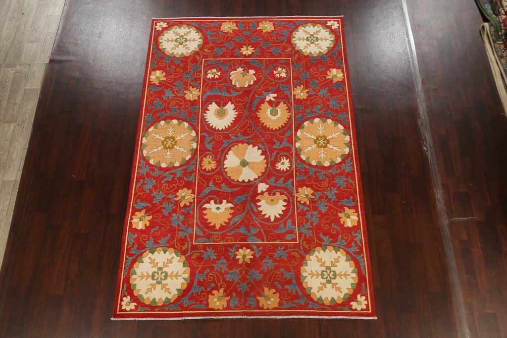 All-Over Floral Art & Craft Oriental Area Rug 7x10