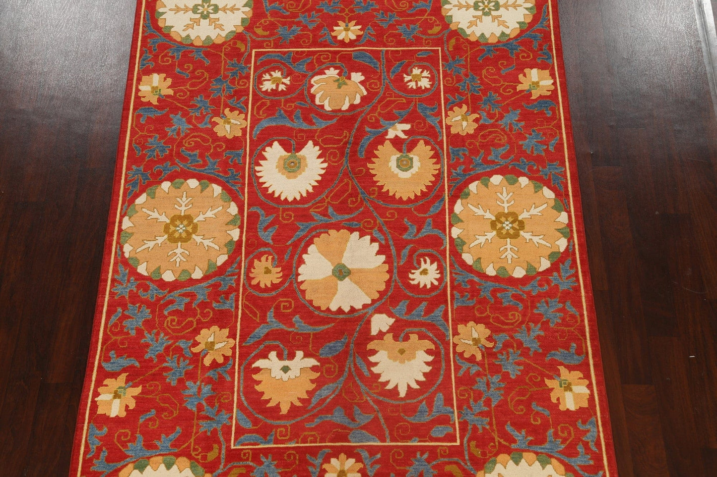 All-Over Floral Art & Craft Oriental Area Rug 7x10