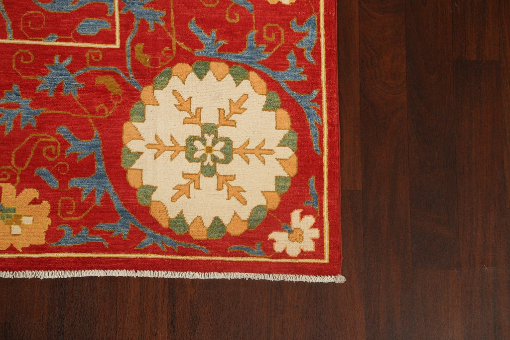 All-Over Floral Art & Craft Oriental Area Rug 7x10