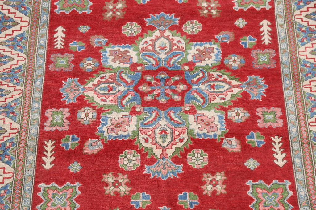 Geometric Kazak Oriental Area Rug 6x8