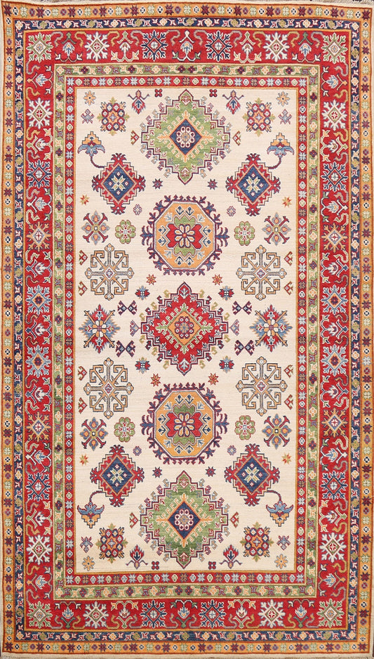 Geometric Kazak Oriental Area Rug 7x10