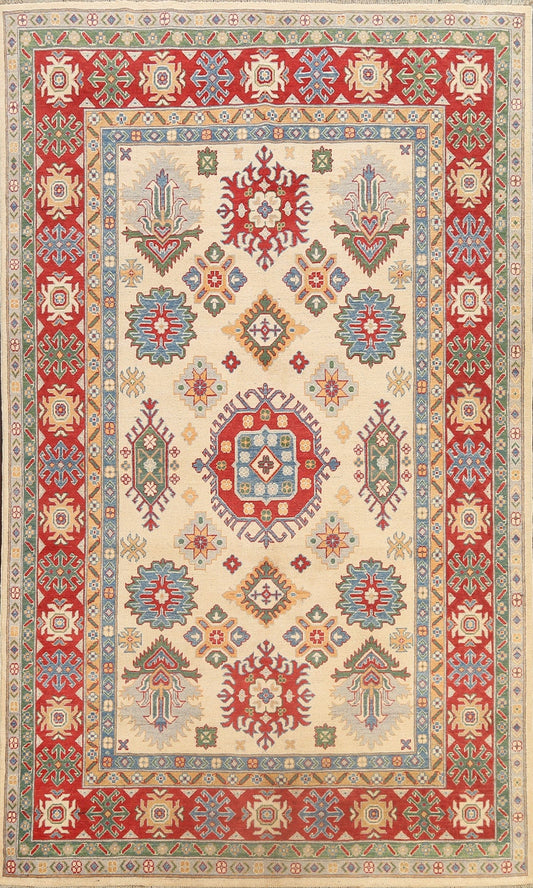 Geometric Kazak Oriental Area Rug 6x10