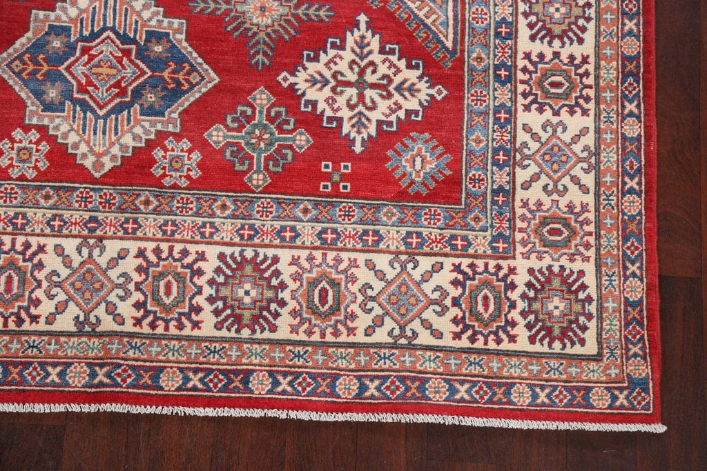 Geometric Kazak Oriental Area Rug 7x10