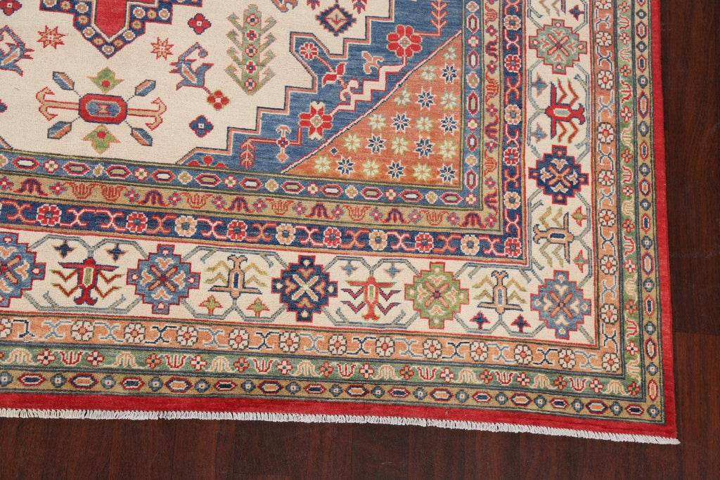 Geometric Kazak Oriental Area Rug 9x12