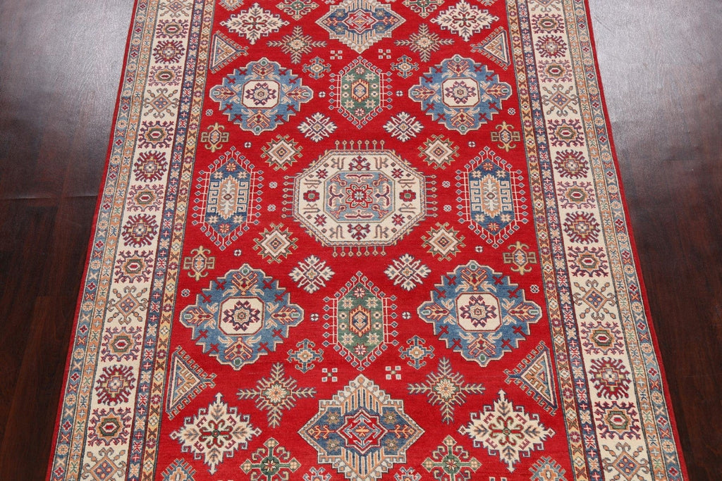 Geometric Kazak Oriental Area Rug 7x10