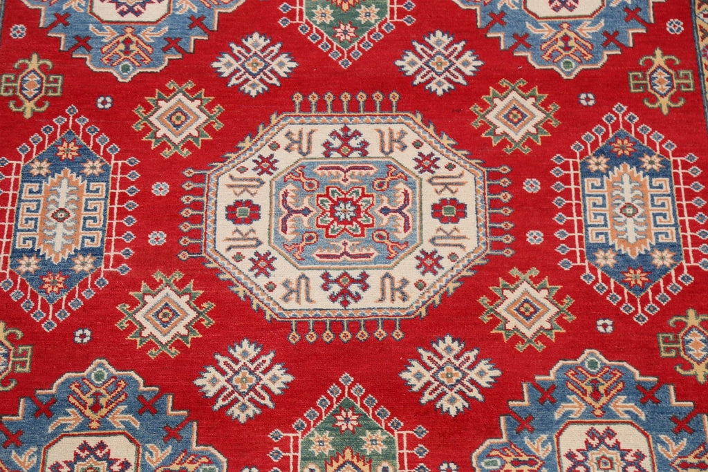 Geometric Kazak Oriental Area Rug 7x10