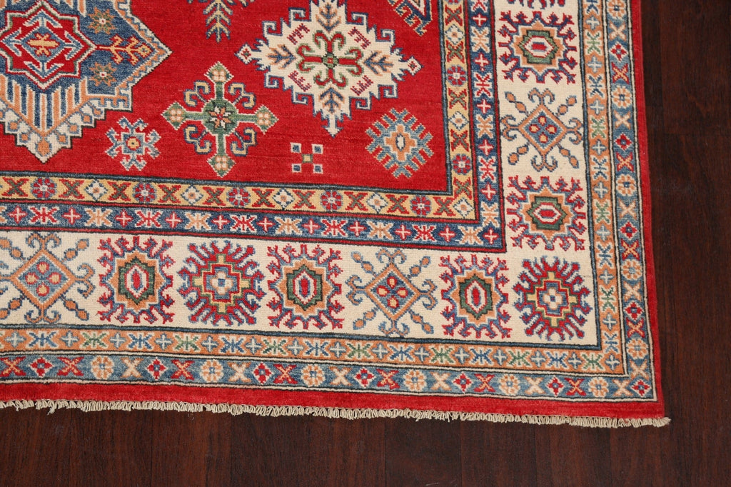 Geometric Kazak Oriental Area Rug 7x10