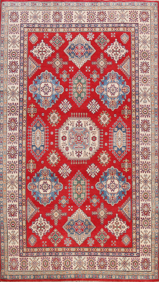 Geometric Kazak Oriental Area Rug 7x10