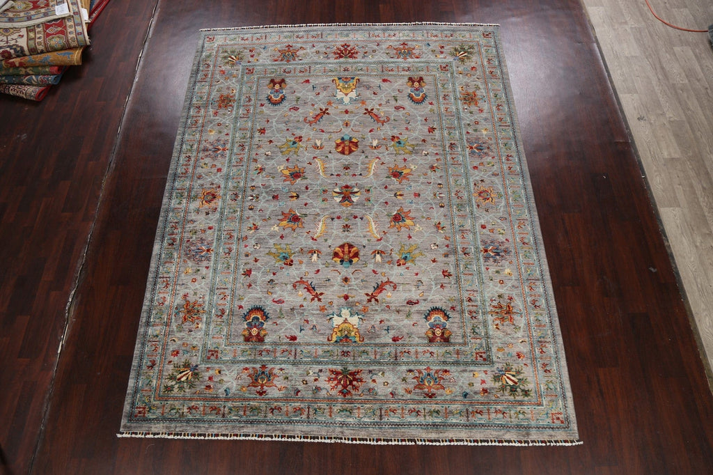 Vegetable Dye Floral Ziegler Oriental Area Rug 8x10