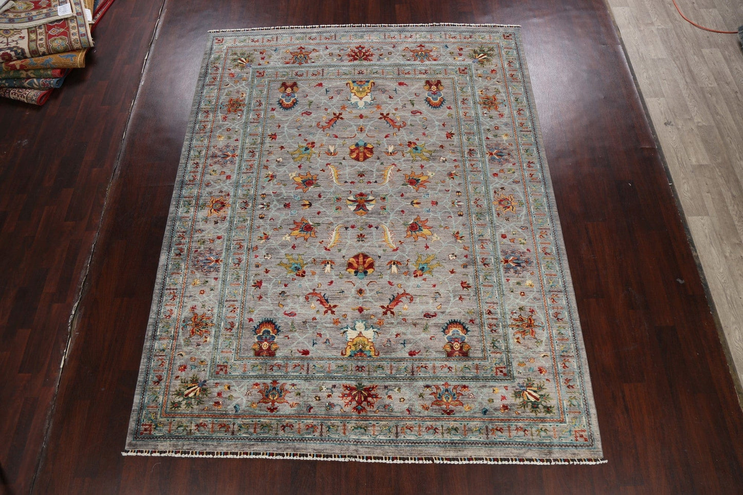 Vegetable Dye Floral Ziegler Oriental Area Rug 8x10