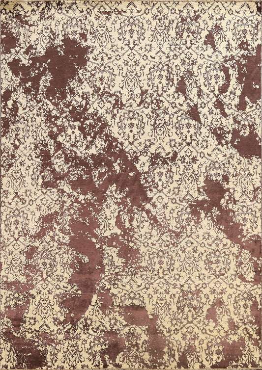Vegetable Dye All-Over Abstract Oriental Area Rug 8x10