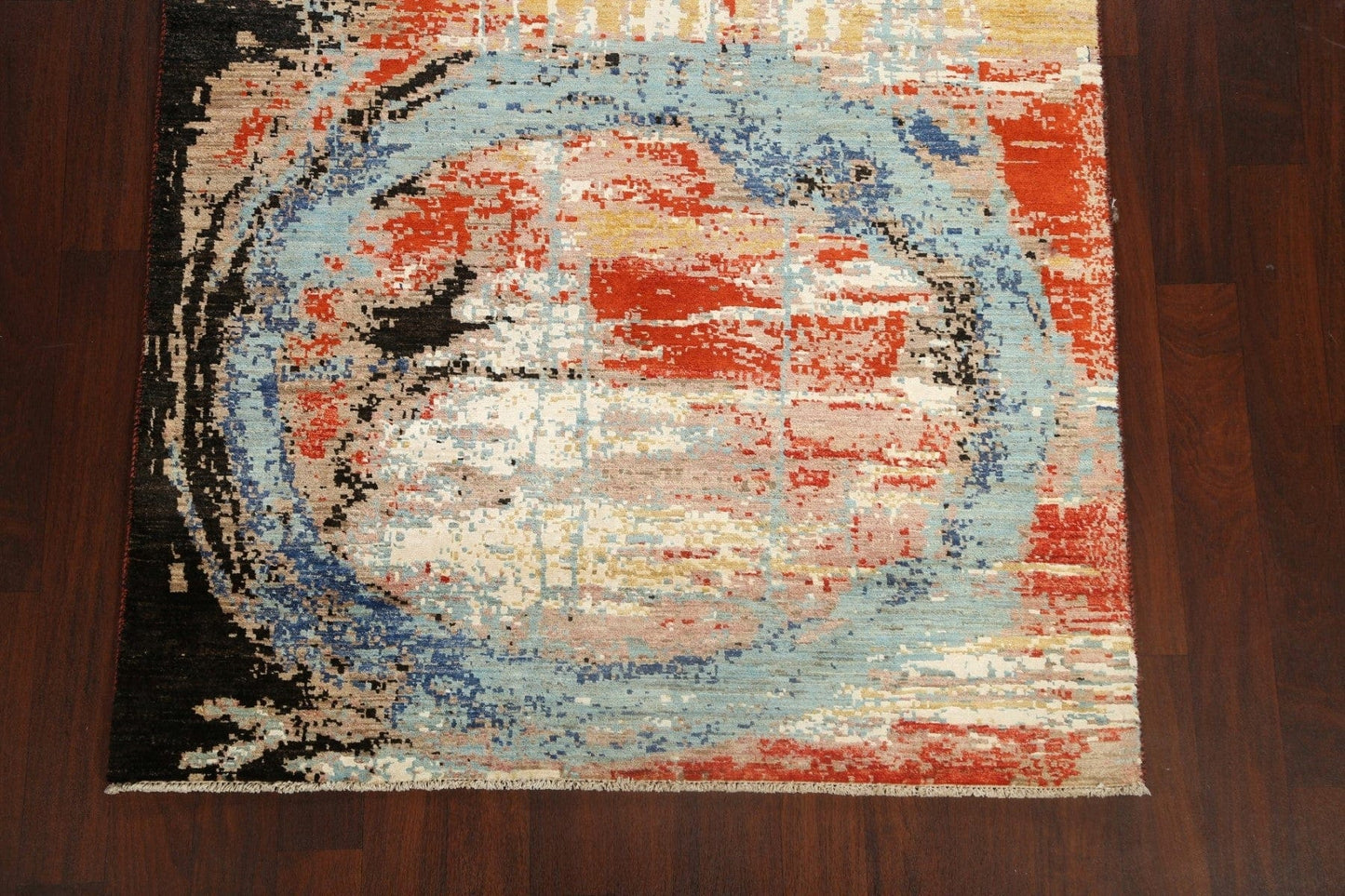 Vegetable Dye Contemporary Abstract Oriental Rug 5x7