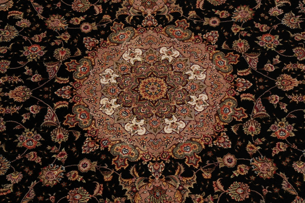 Vegetable Dye Floral Sino Tabriz Oriental Area Rug 8x10