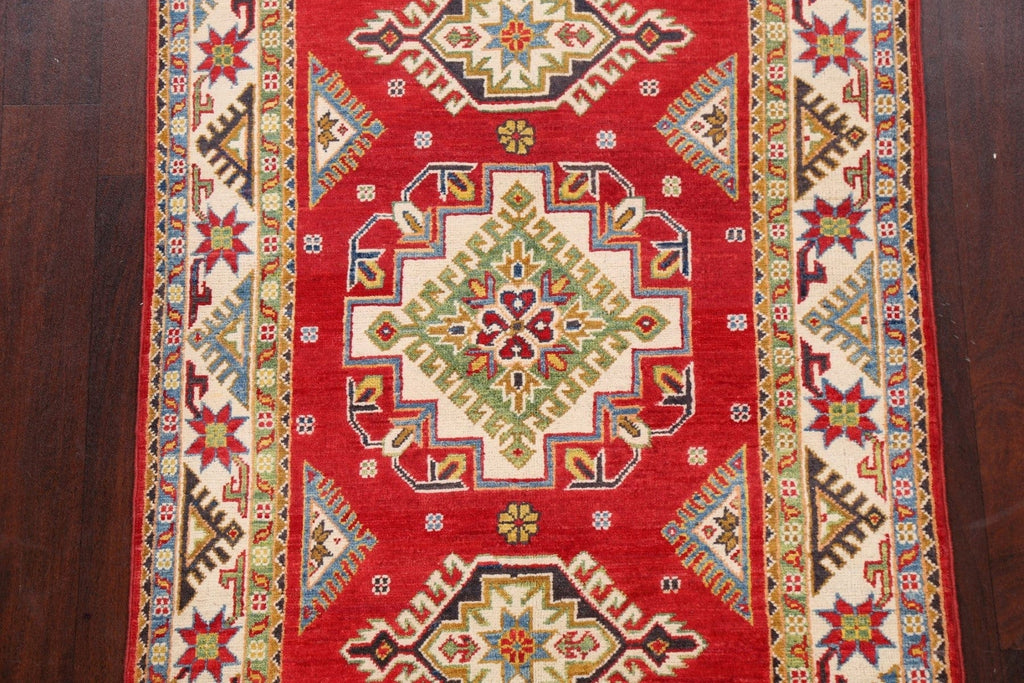 Geometric Kazak Oriental Area Rug 3x5