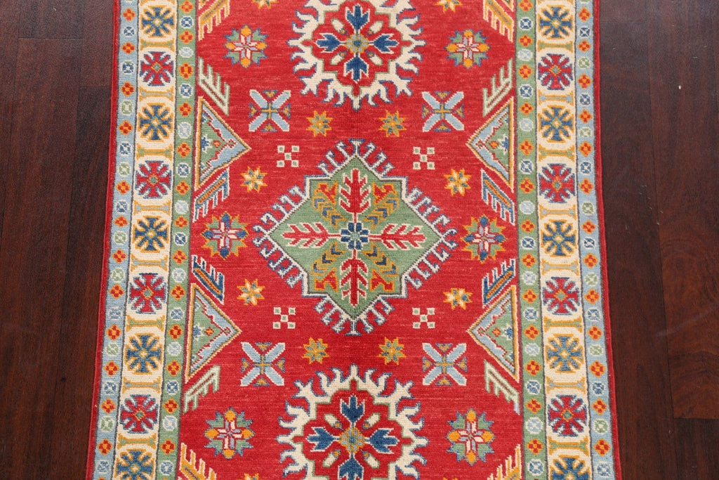 Geometric Kazak Oriental Area Rug 3x5