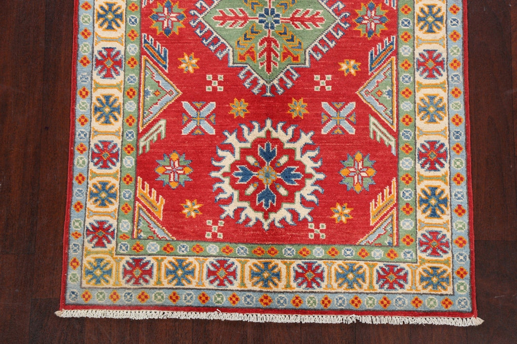 Geometric Kazak Oriental Area Rug 3x5