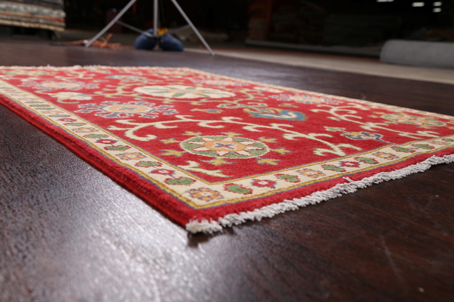 Floral Red Kazak Oriental Area Rug 3x5