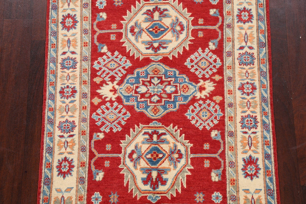 Geometric Kazak Oriental Area Rug 3x5