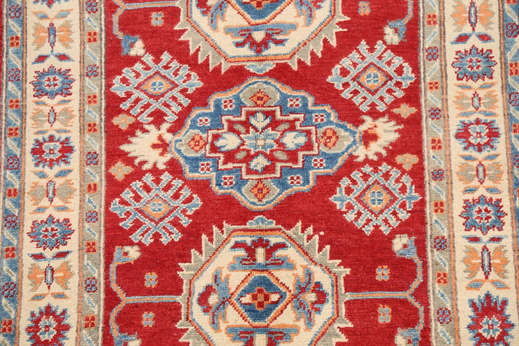 Geometric Kazak Oriental Area Rug 3x5