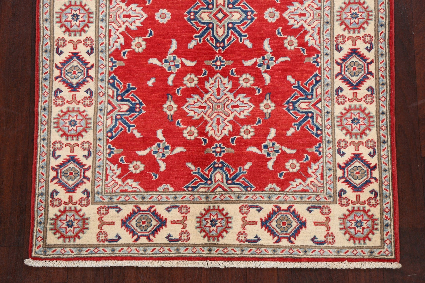 Geometric Kazak Oriental Area Rug 3x5