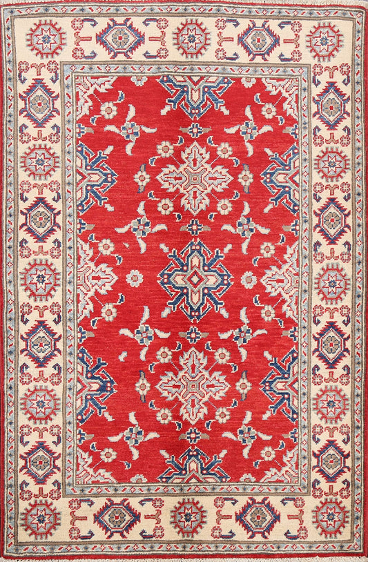 Geometric Kazak Oriental Area Rug 3x5