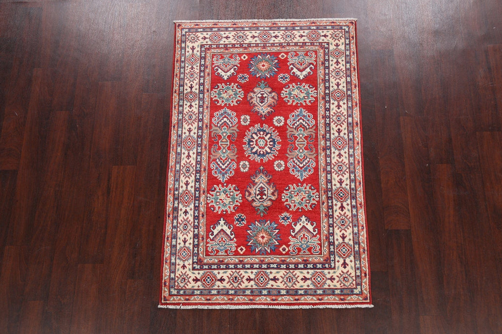 Geometric Kazak Oriental Area Rug 3x5